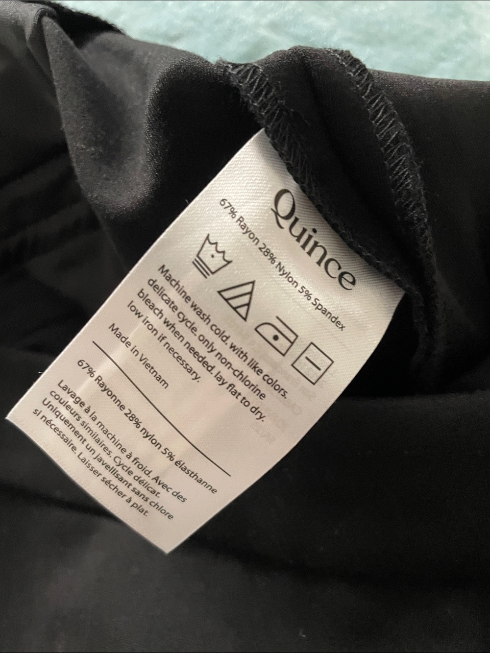 Quince Black Wide-Leg Ponte Pants - Picture 6 of 7